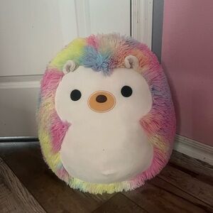 Squishmallows Rainbow Hedgehog Stuffed Animal